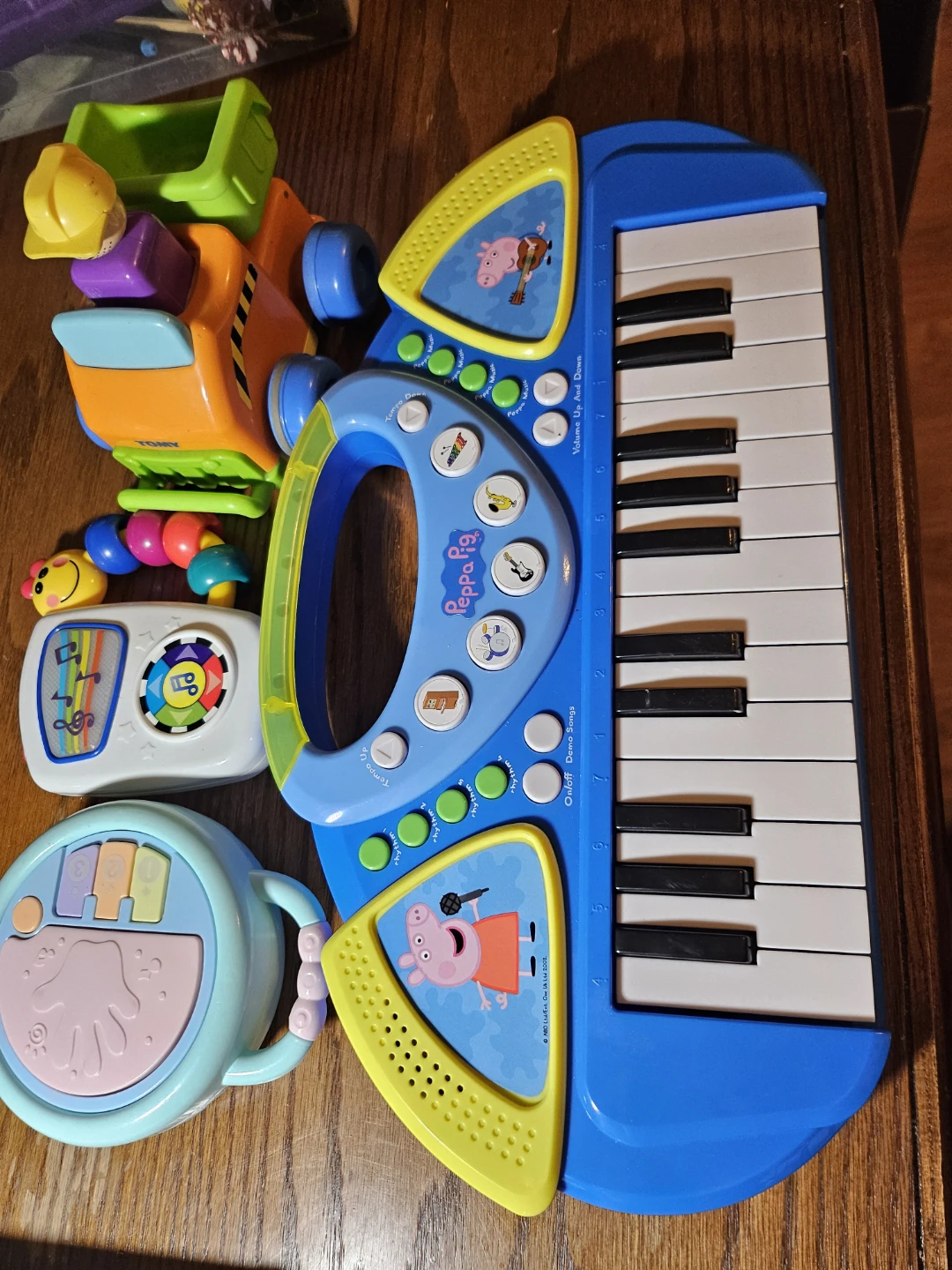 Peppa Pig Toy Piano and Assorted Baby Toys