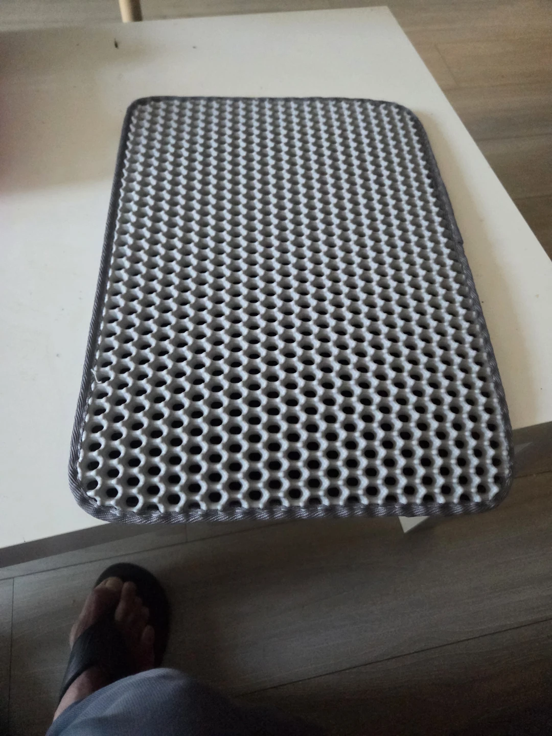 Grey Non-Slip Cat Litter Mat - photo 2