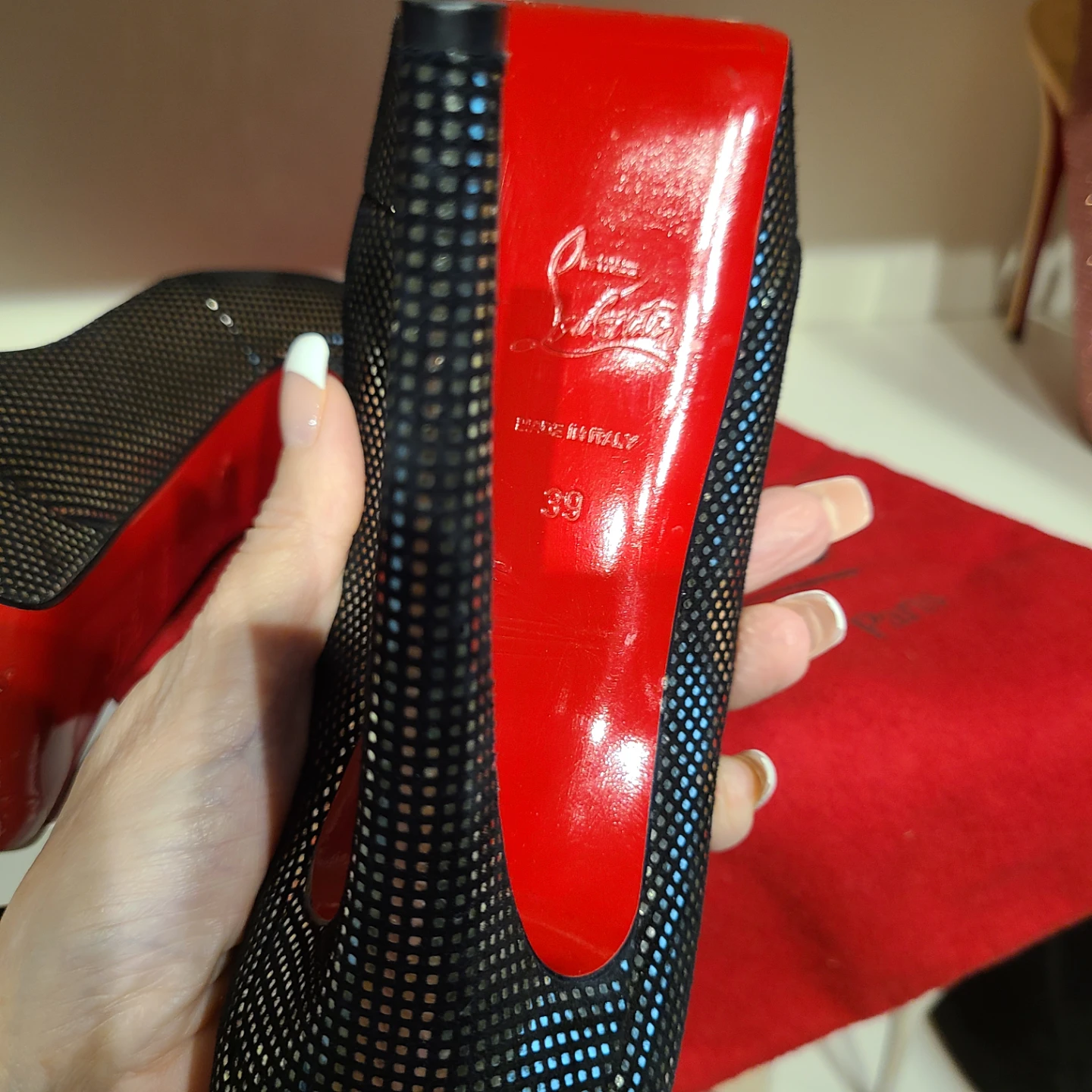 Christian Louboutin Peep Toe Heels - photo 4