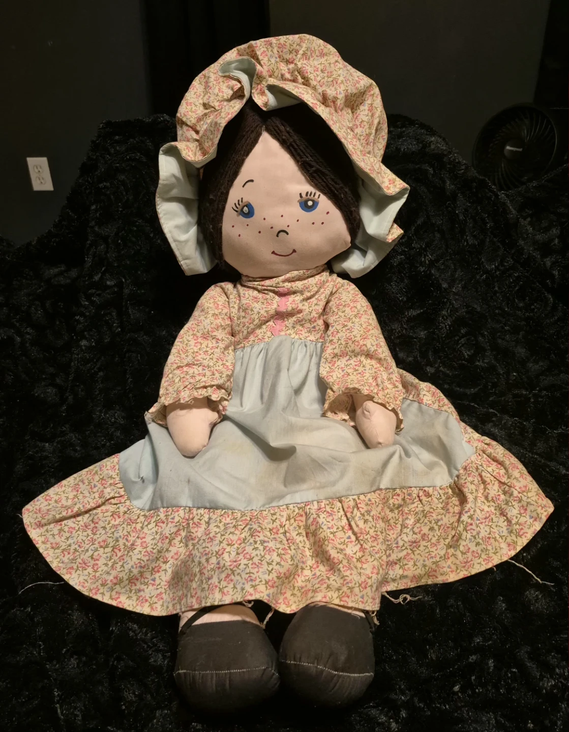 Vintage Fabric Rag Doll