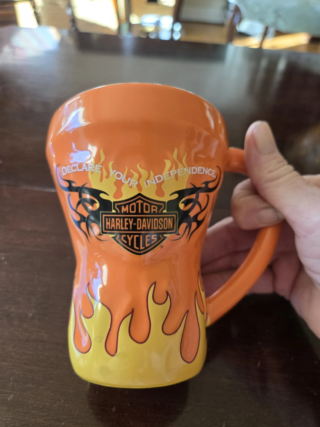 Harley-Davidson "Declare Your Independence" 3D Flame Coffee Mug