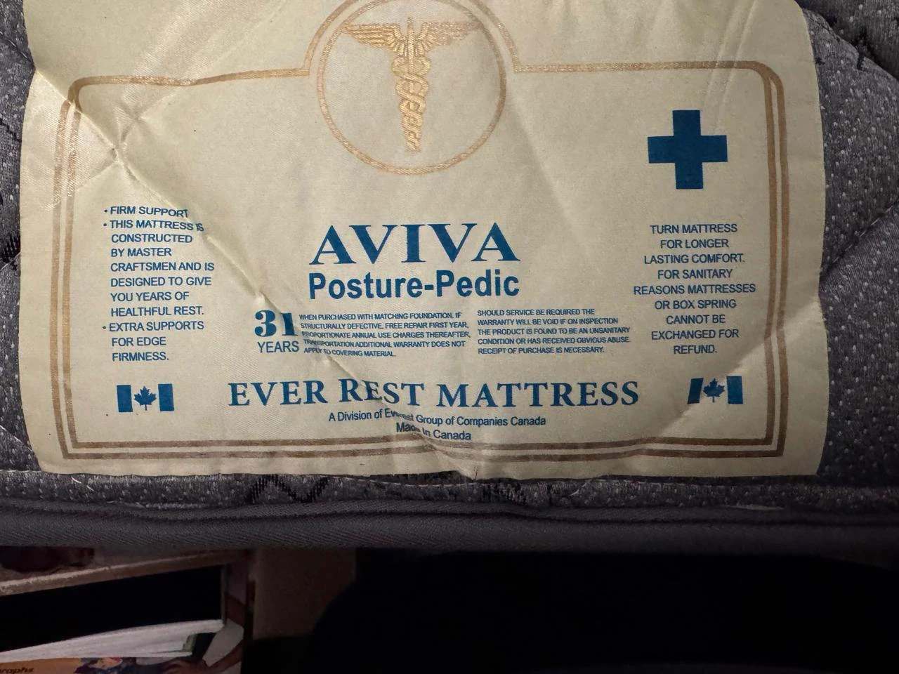 Twin size Posture-pedic mattress - photo 2