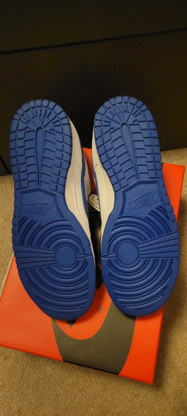 Nike Dunk Low Retro White and Blue - photo 3