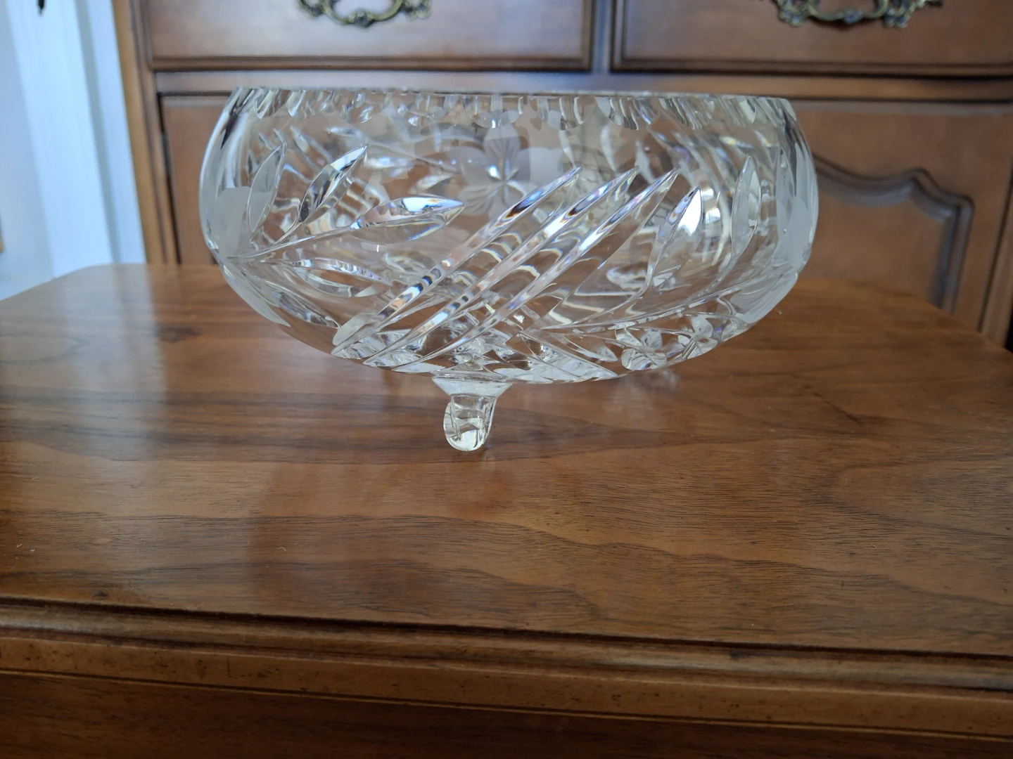 Crystal Footed Serving Bowl - photo 2