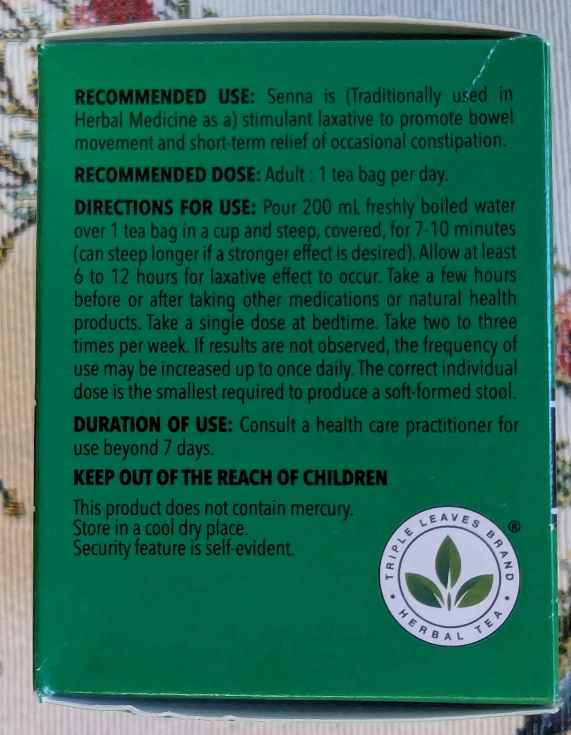 Senna Herbal Tea - photo 3