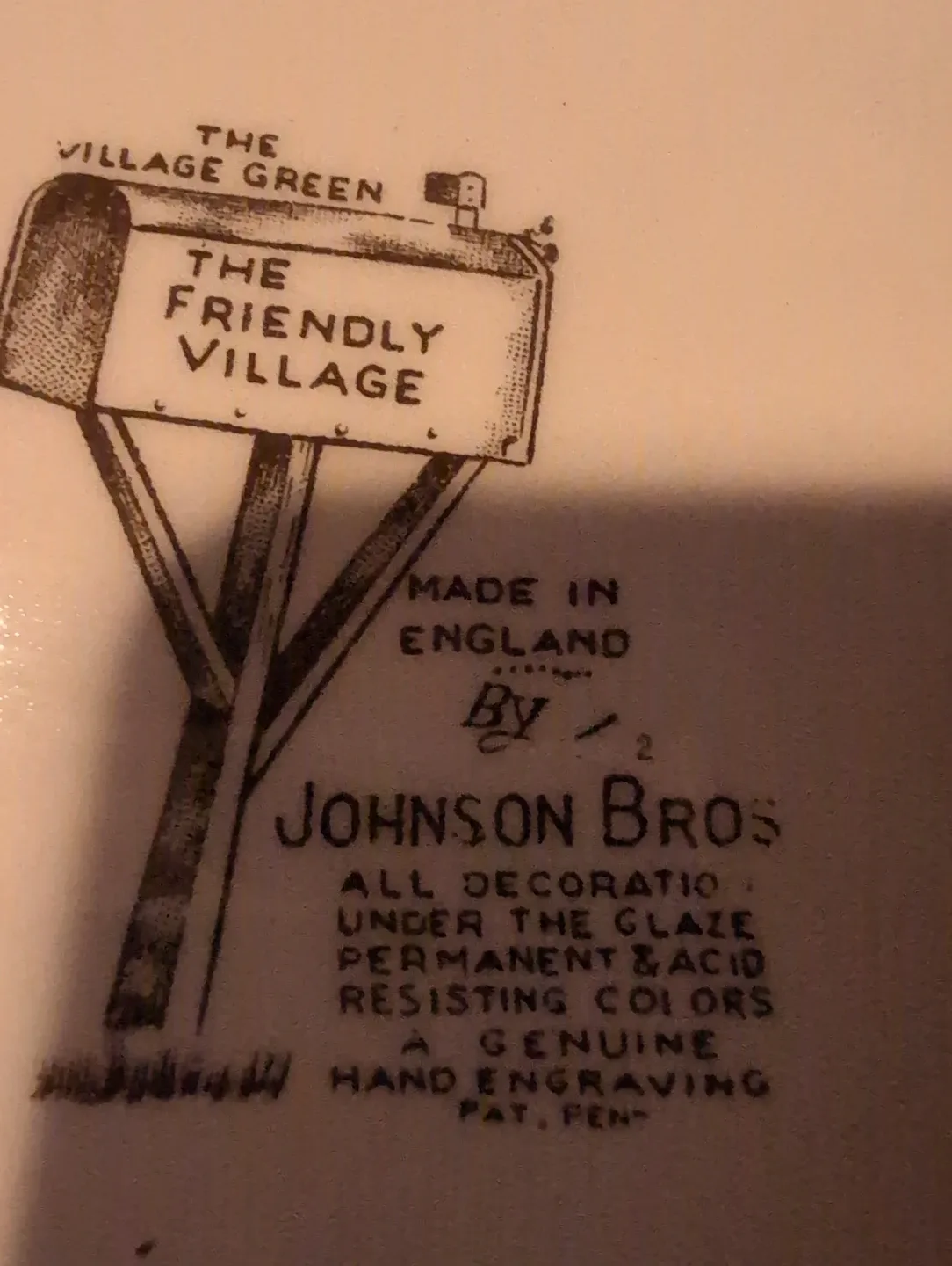 Johnson Bros The Friendly Village Serving Platter - photo 3