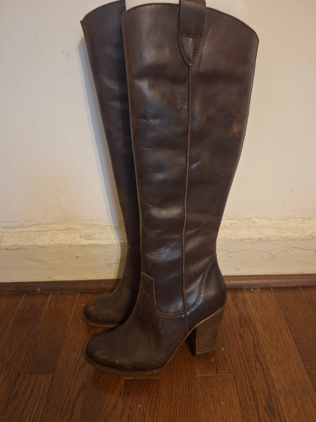 Size: 8.5" .Dark Brown Knee-High Boots - photo 2