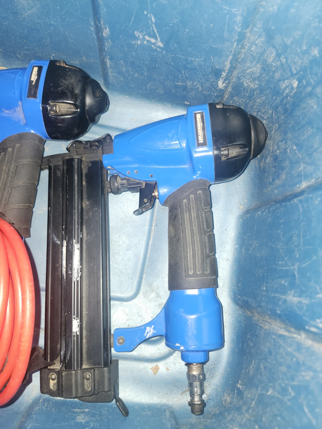 Omega Contractor Air Compressor PN1004L and staple guns. - photo 3