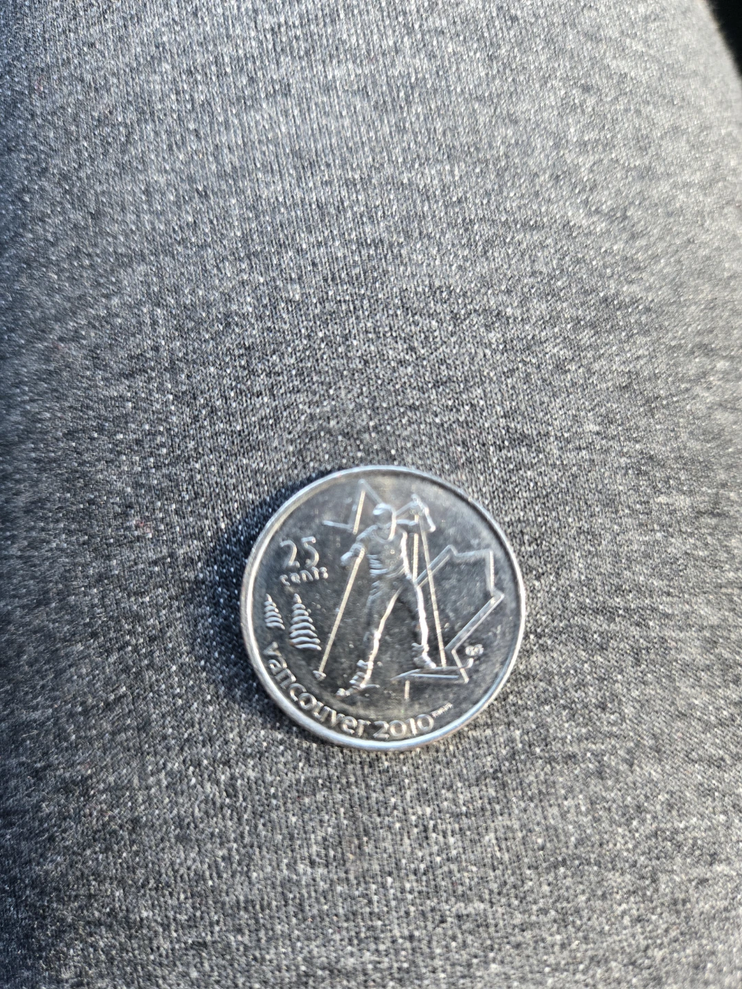 2010 Vancouver Olympic Winter Games 25 Cent Coin