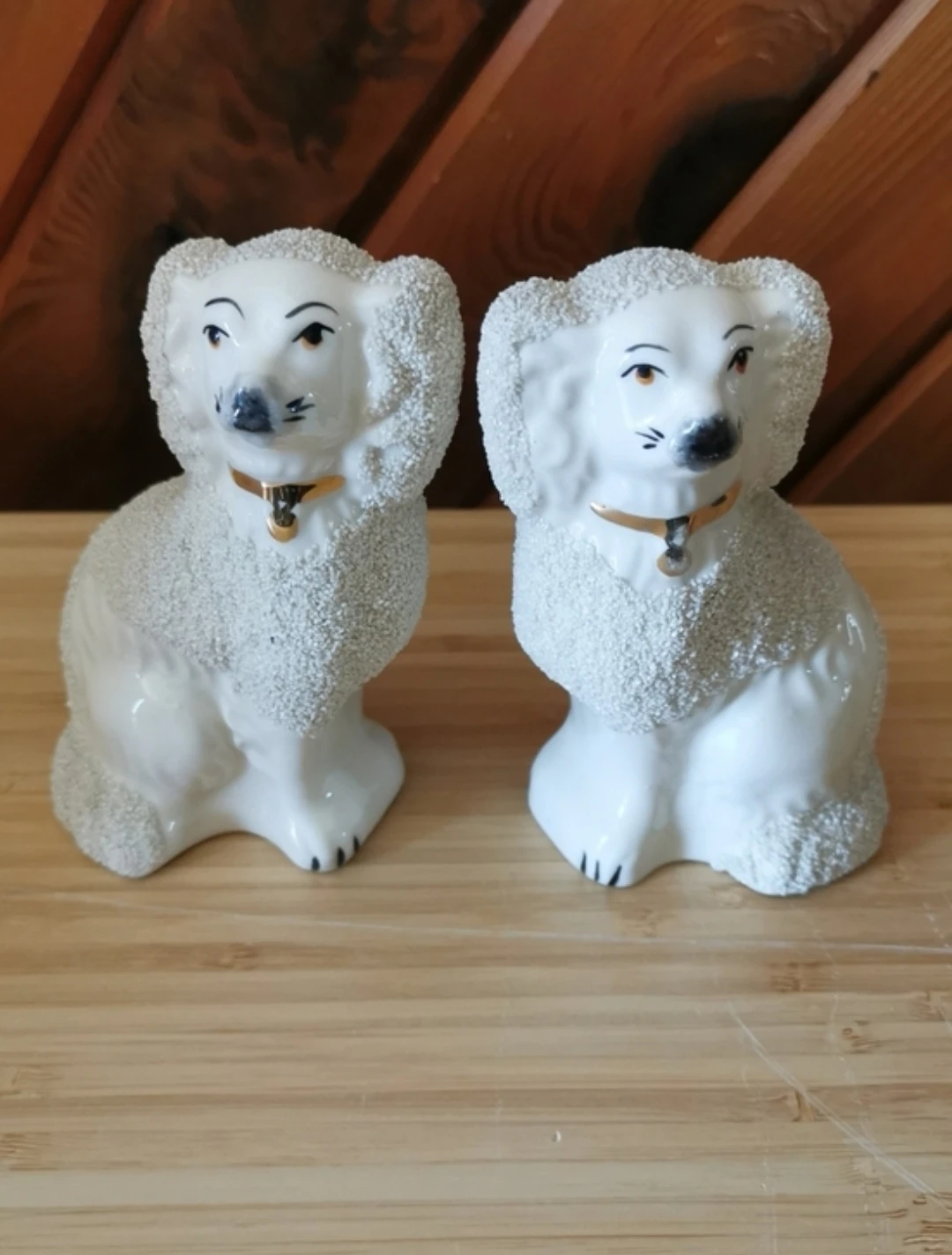 Vintage Staffordshire Confetti Dog Pair – English Porcelain - photo 5