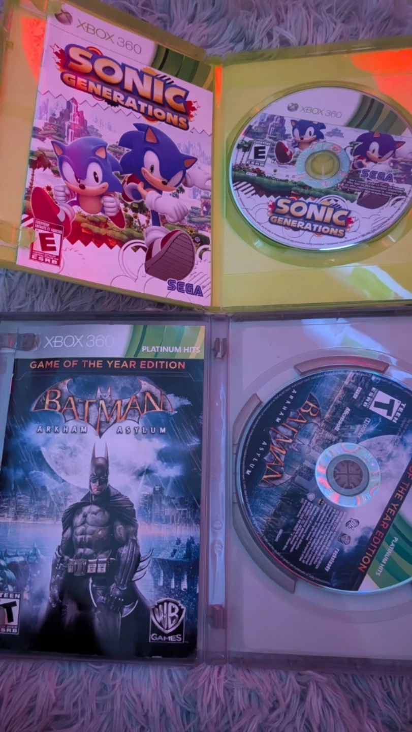 Sonic Generations and Batman Arkham Asylum for Xbox 360 - photo 3
