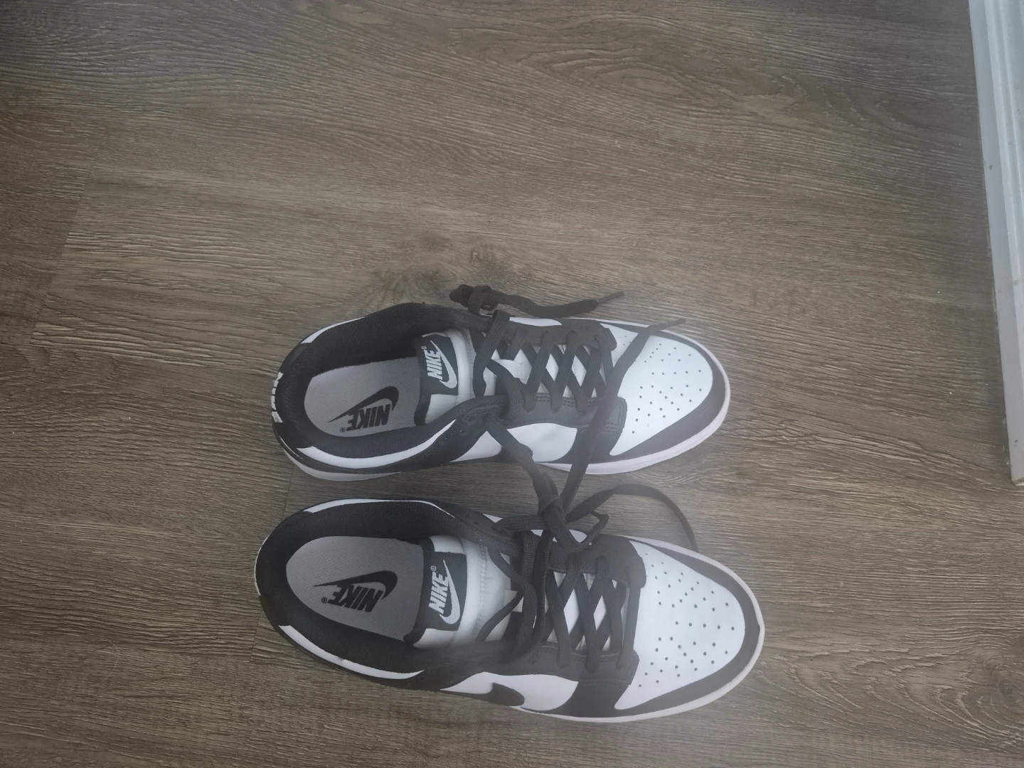 Nike Dunk Low Black and White Sneakers - photo 3