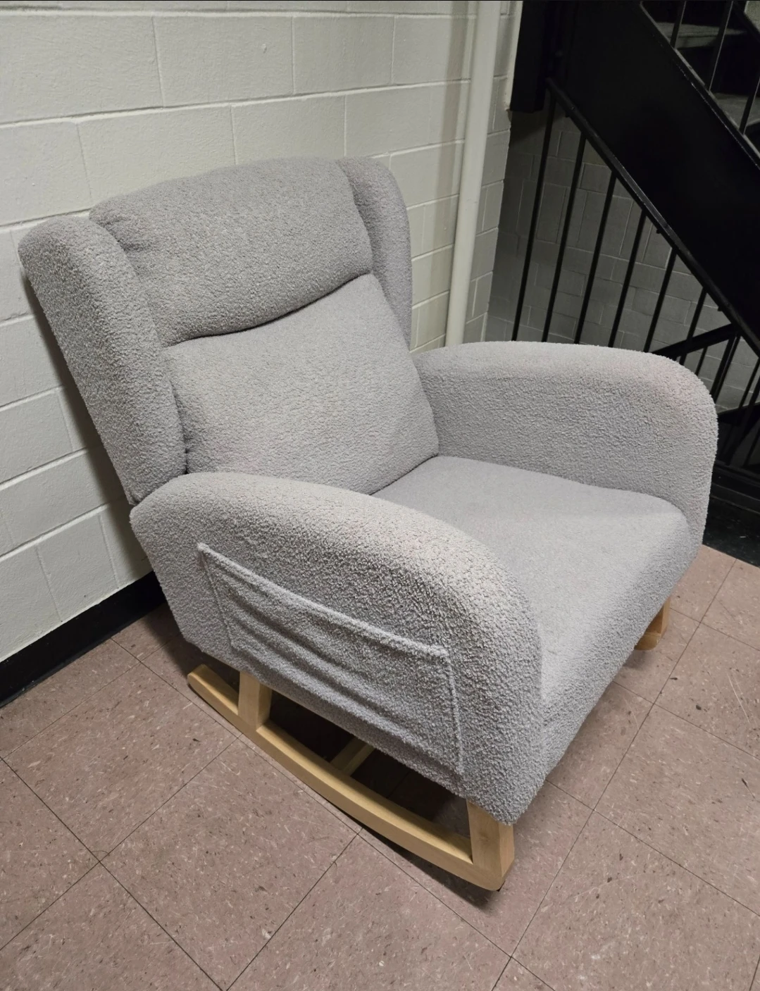 Target Okak Modern Boucle Nursery Rocking Chair