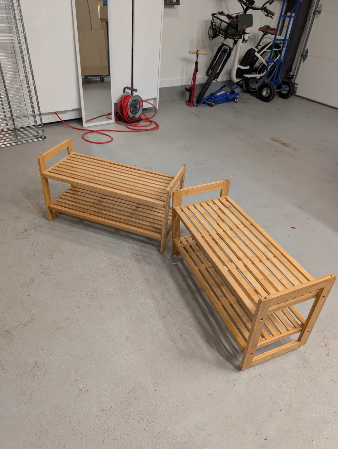 Trinity Bamboo Shoe Rack (2 Pack) - photo 2