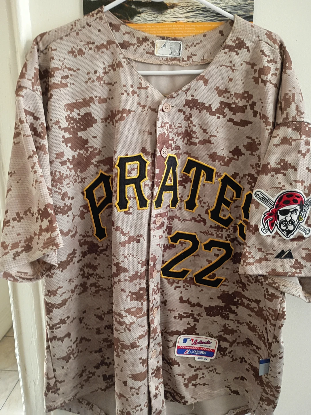 Majestic MLB Pittsburgh Pirates McCutchen Jersey Size 44 - photo 2