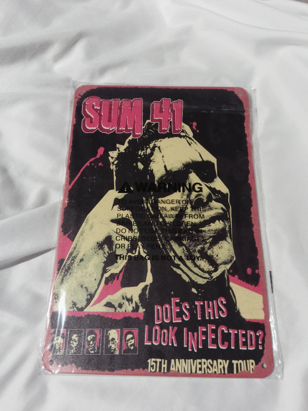 Sum 41 Does This Look Infected? 15th Anniversary Sign