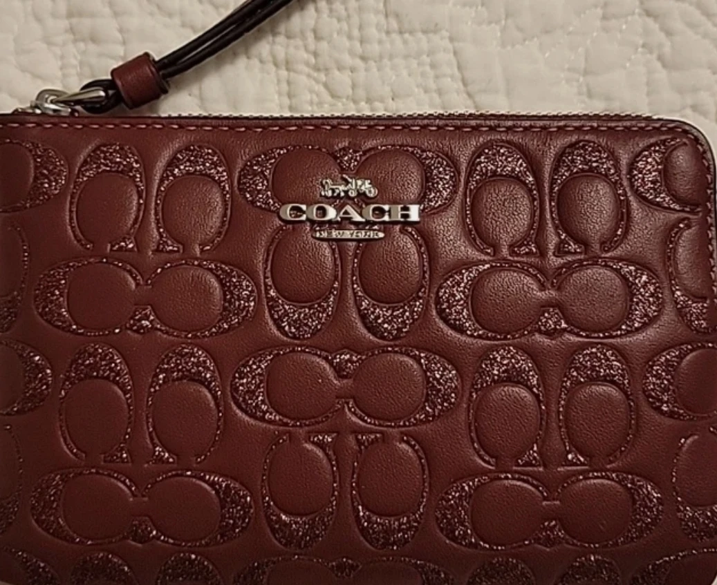 Coach Signature Debossed Wristlet - photo 2