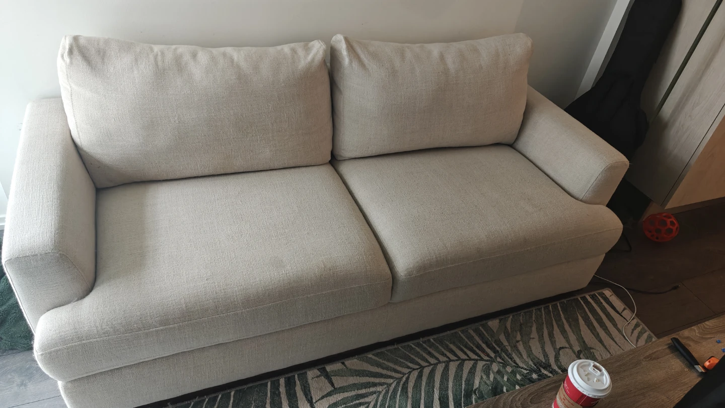 Beige Storage Sofa - photo 3
