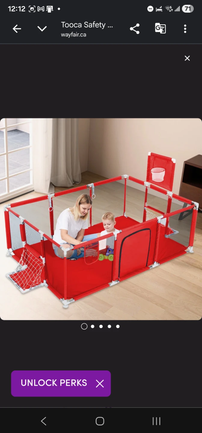 Baby Safety Playpen Red - photo 2
