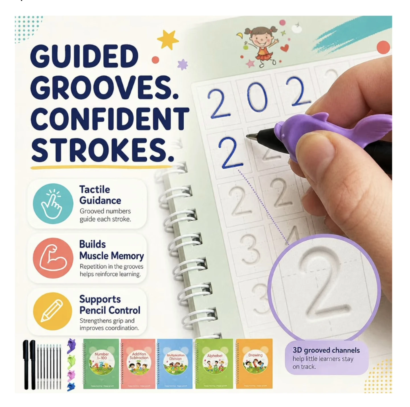 Magic Grooved Writing Practice Book - photo 5