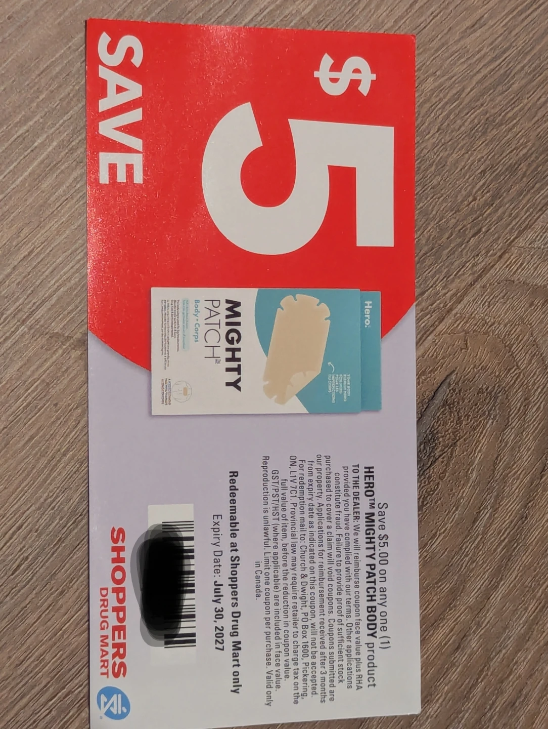 Hero Mighty Patch Body Coupon