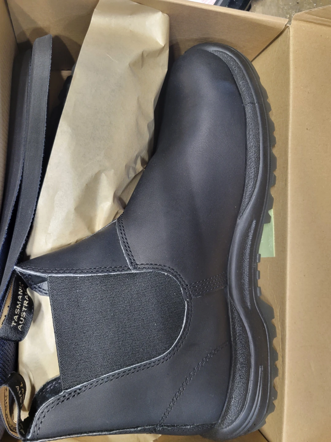 Blundstone 163 Black Safety Boots Size 12