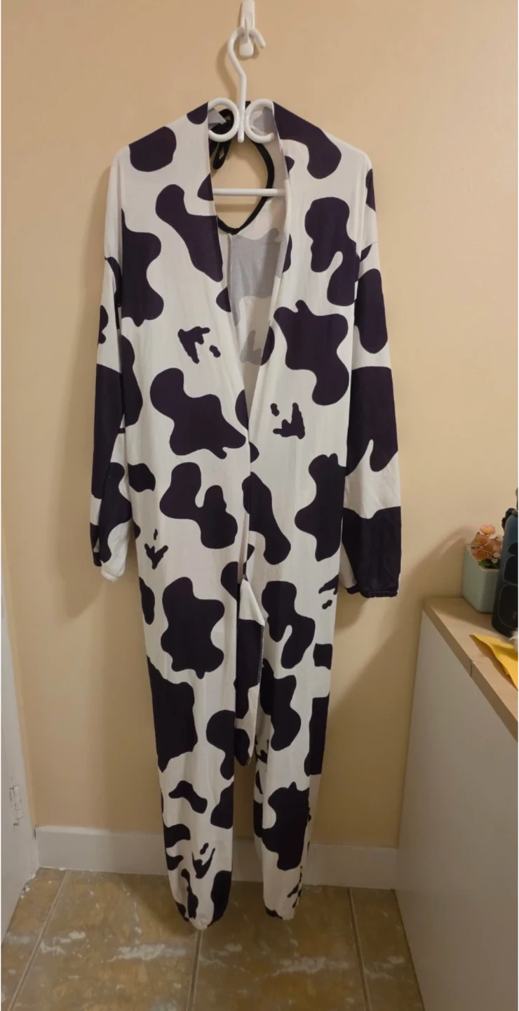 Adult Cow Costume One-Piece Size M-Xl - Halloween - photo 3
