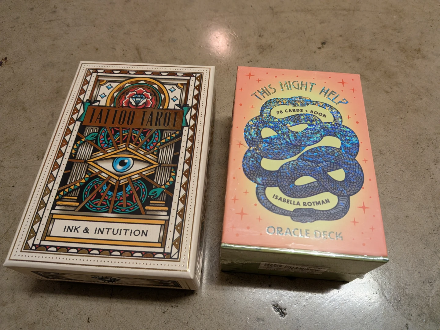 Tattoo Tarot & This Might Help Oracle Deck