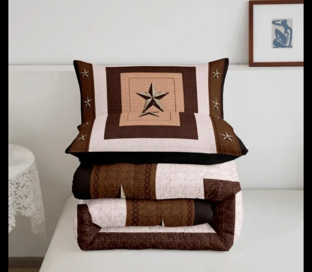 Western Star Pattern Bedding Comforter Set