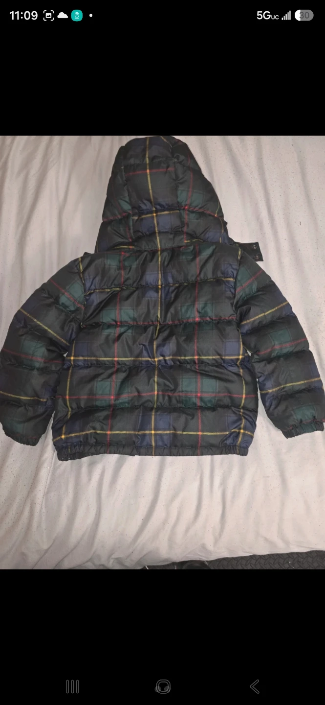 Polo Ralph Lauren Plaid Puffer Jacket