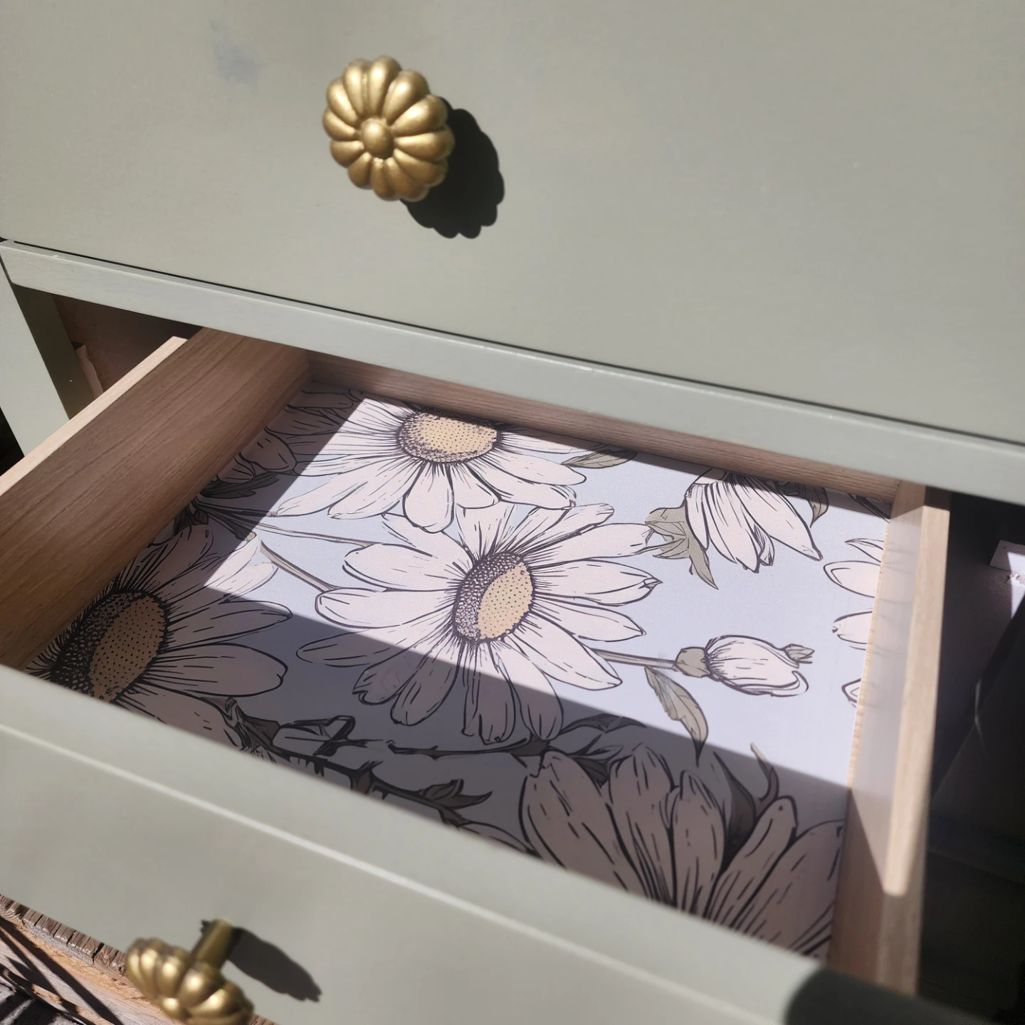2 Refinished Two-Drawer Nightstands - photo 3