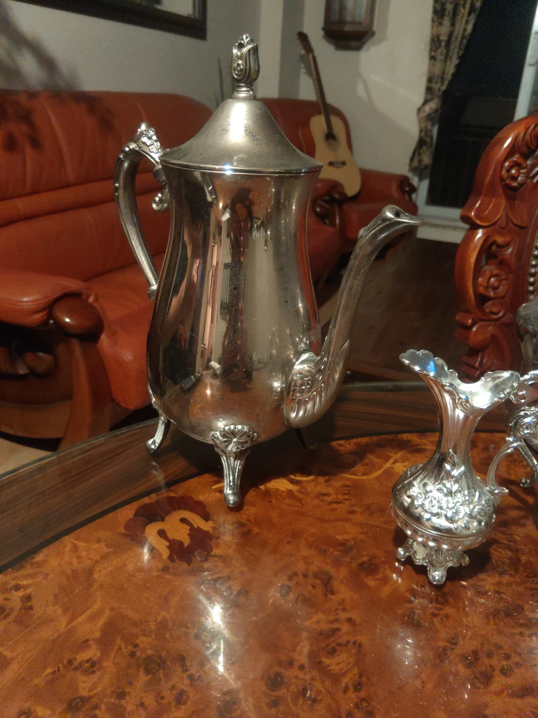 Silver-plated tea and coffee service set - photo 2