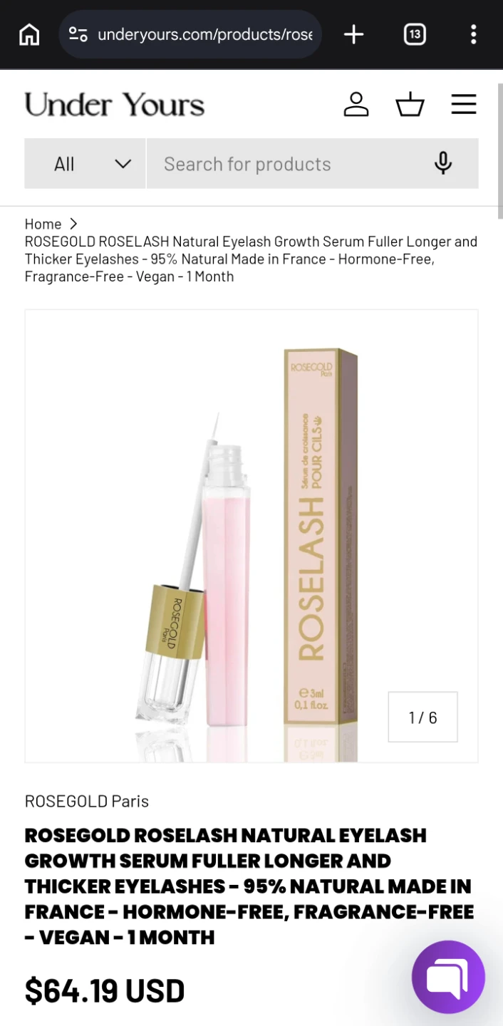 ROSEGOLD Paris RoseLash Eyelash Growth Serum - photo 2