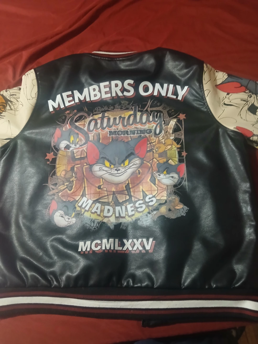 Members Only Tom and Jerry Varsity Jacket - photo 5