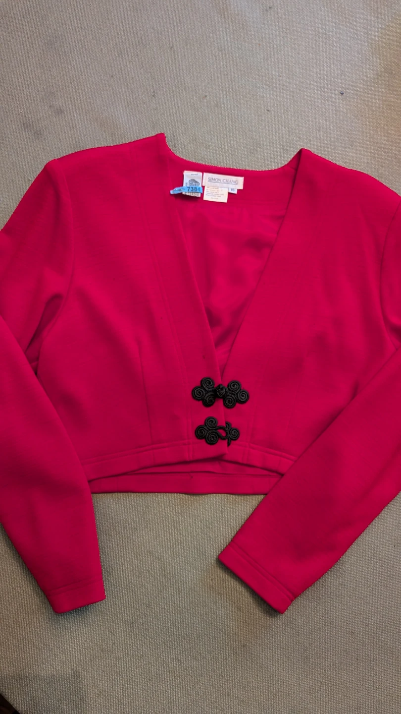 Red bolero jacket