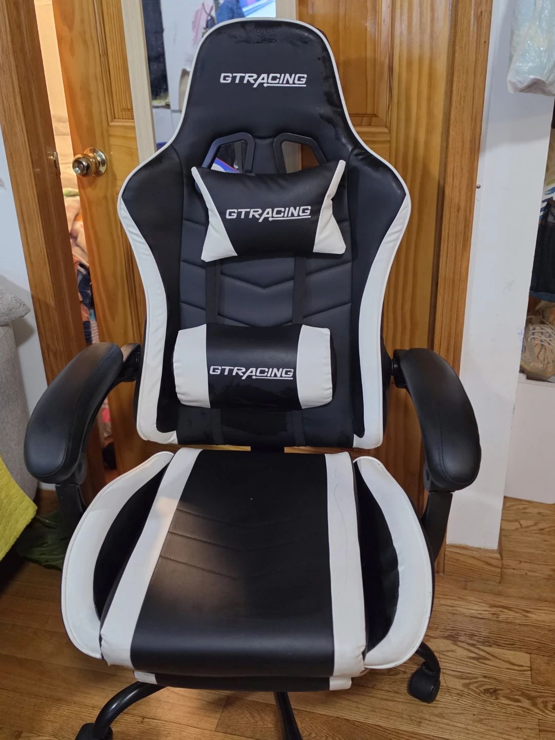 GTRACING Gaming Chair Black and White - photo 2