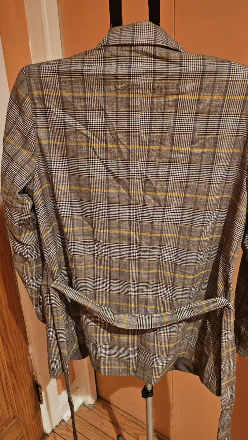 A New Day Plaid Belted Jacket - photo 2