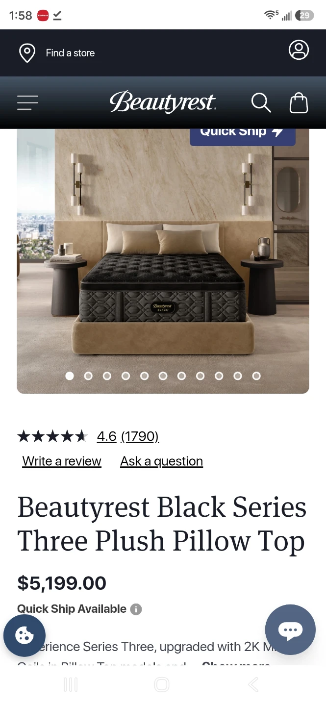 Beautyrest Black Series 3 Plush Pillow Top - photo 3