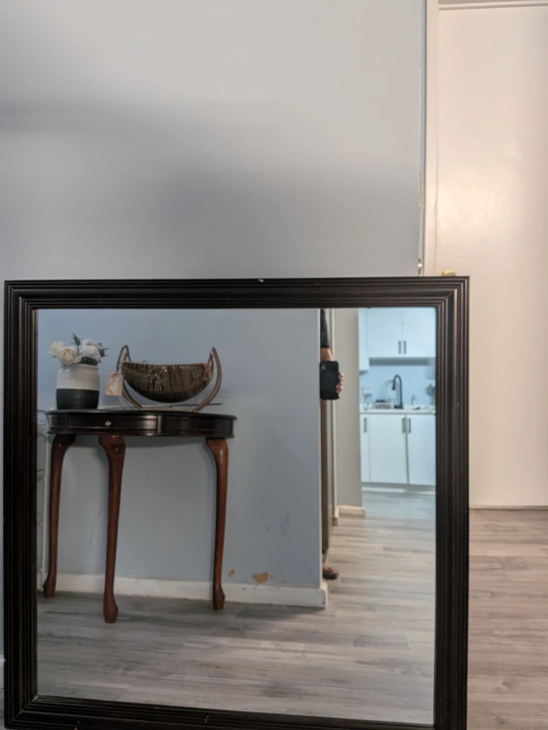 Dark wood framed mirror- Need to go ASAP - photo 2