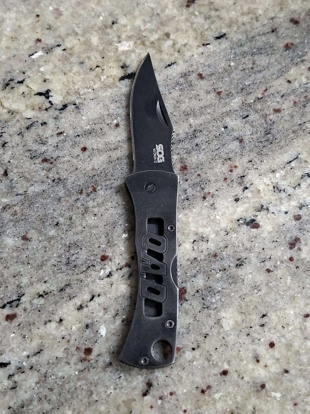 SOG Micron II Folding Knife QAD Edition - photo 2