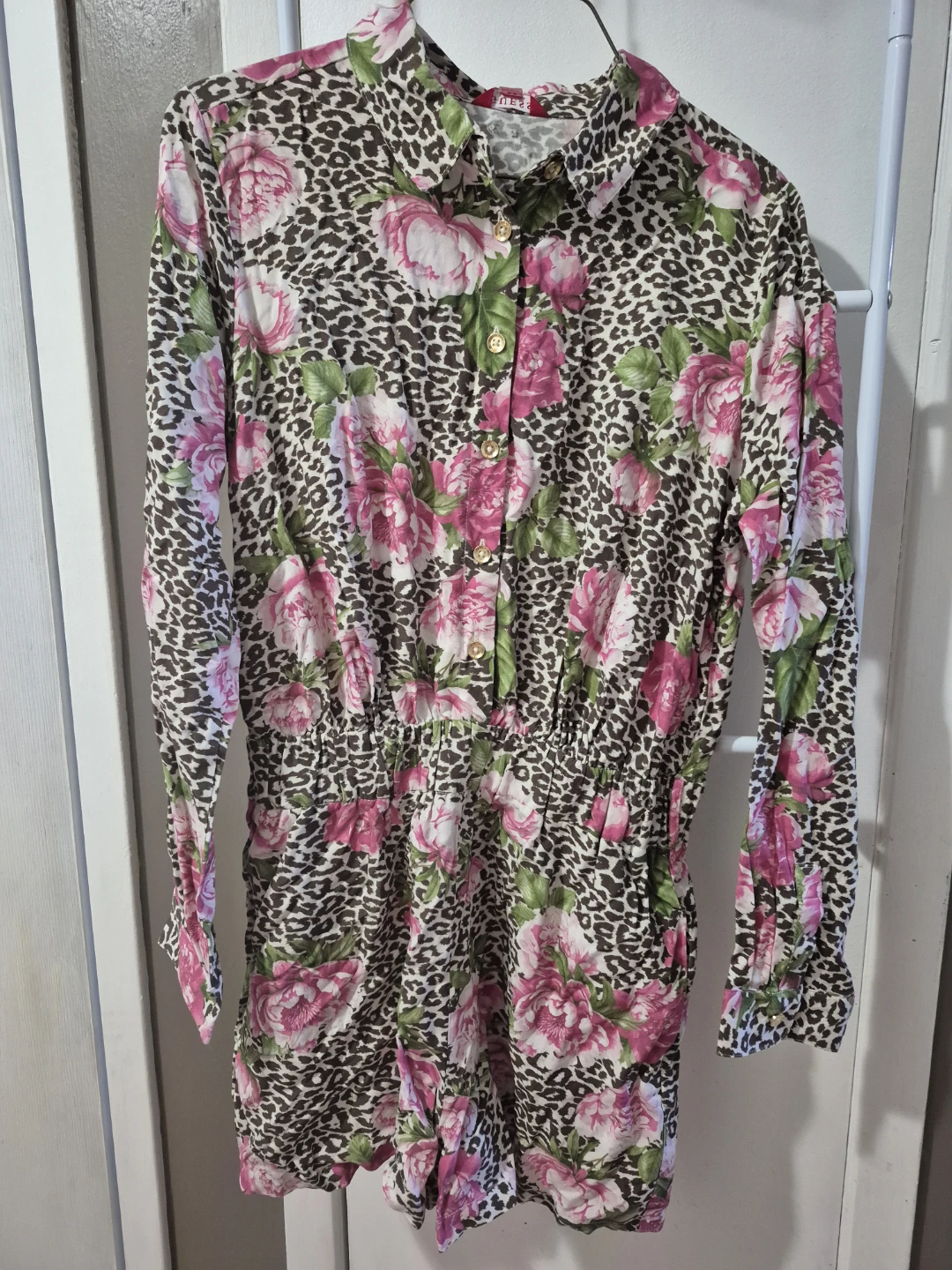 GUESS Floral Animal Print Romper - photo 3