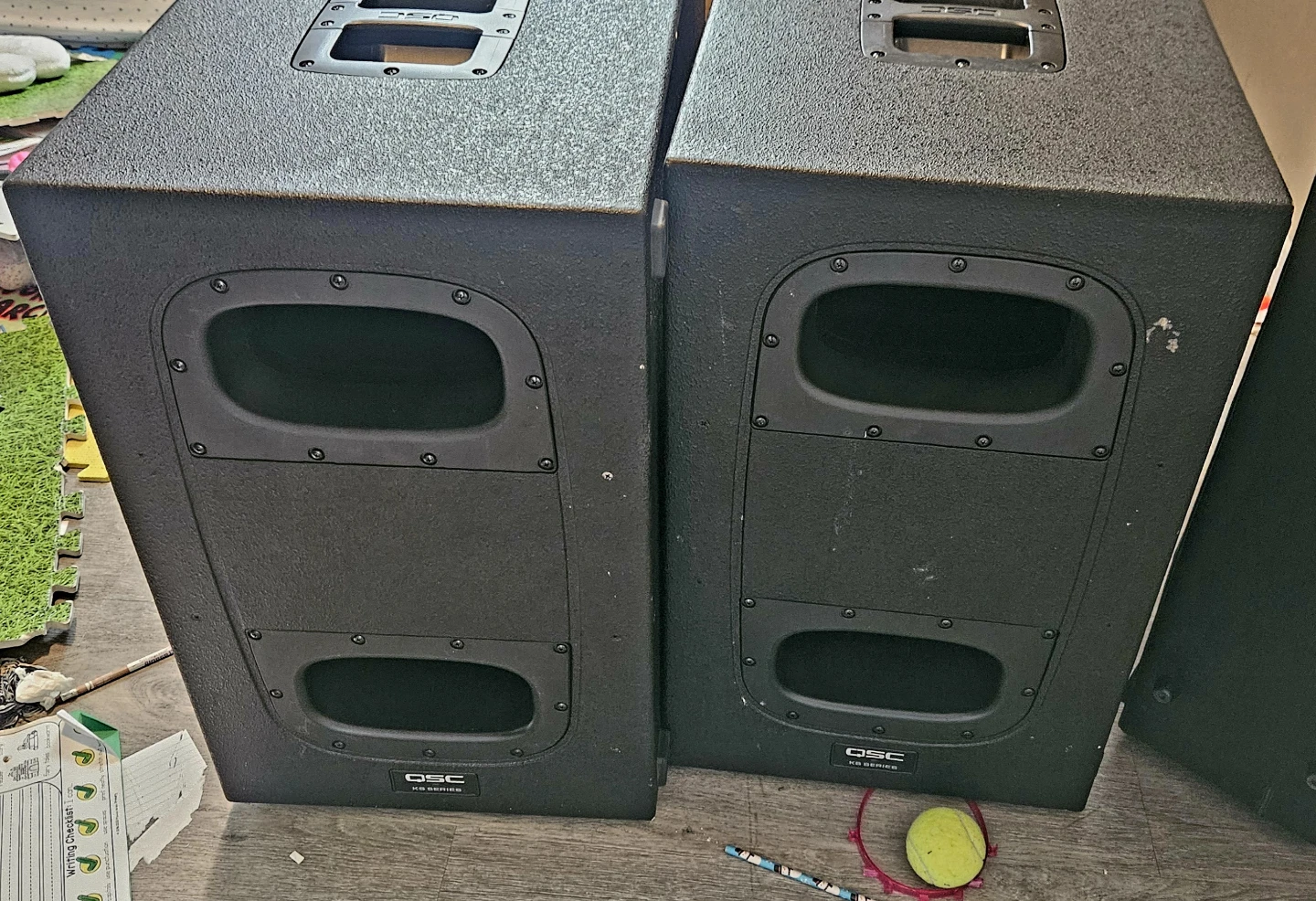Two QSC KS212C Active Cardioid Subwoofers - photo 2