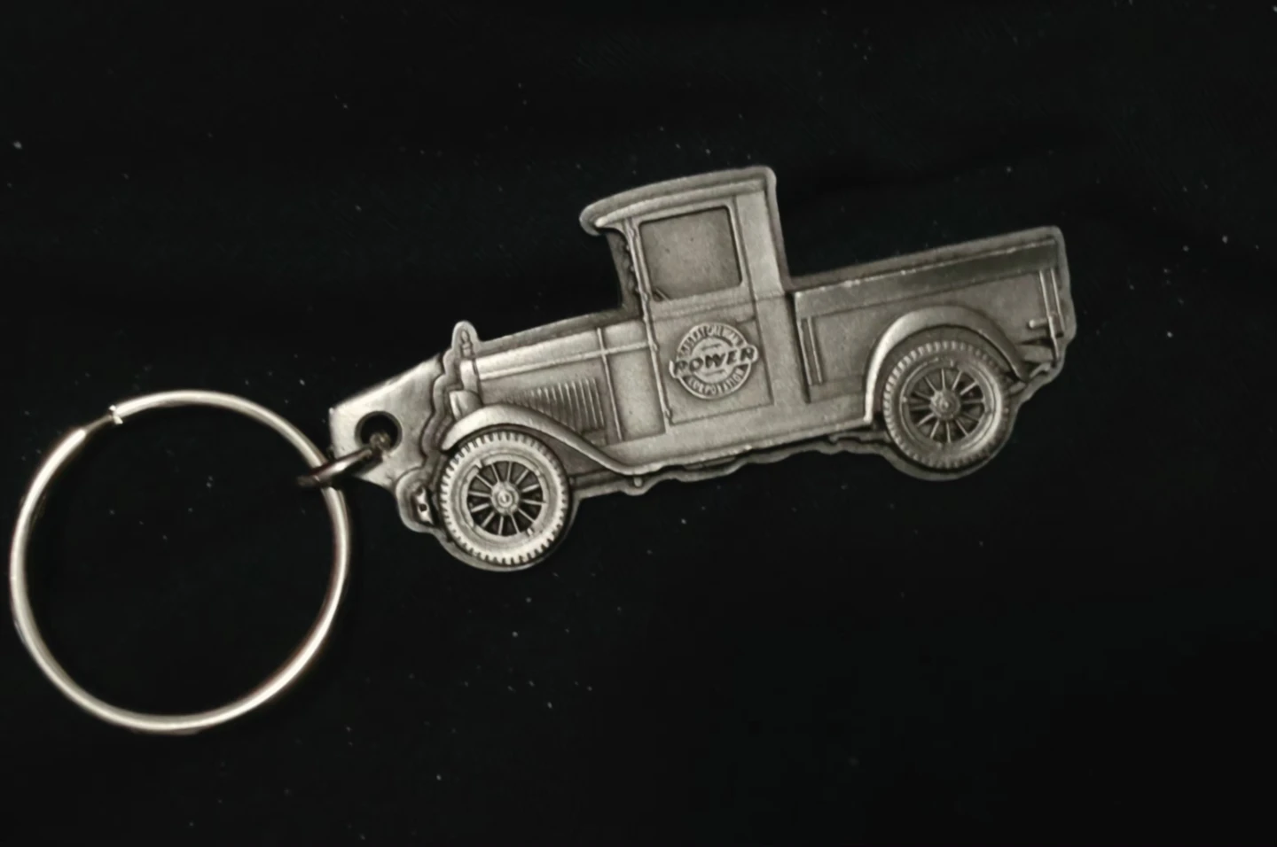 SaskPower 75th Anniversary Vintage Truck Keychain