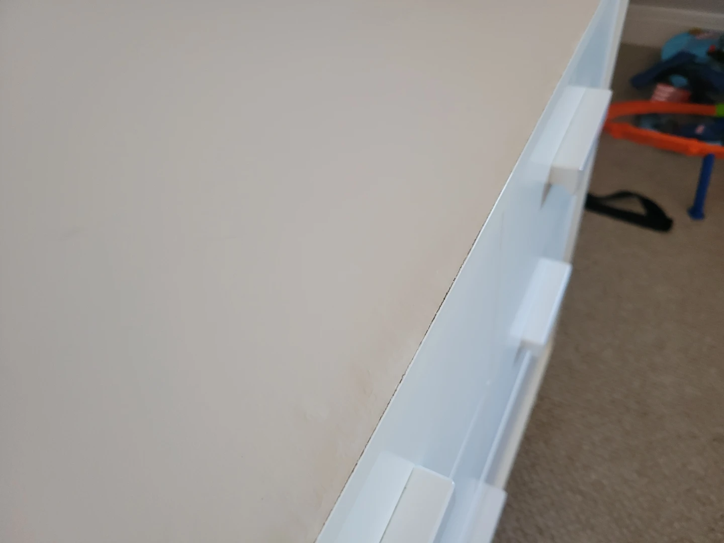 White 3-Drawer Storage Dresser