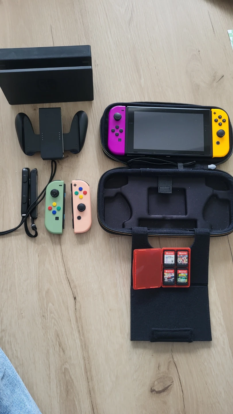 Nintendo Switch Console with Accessories and Xbox Controller - photo 2