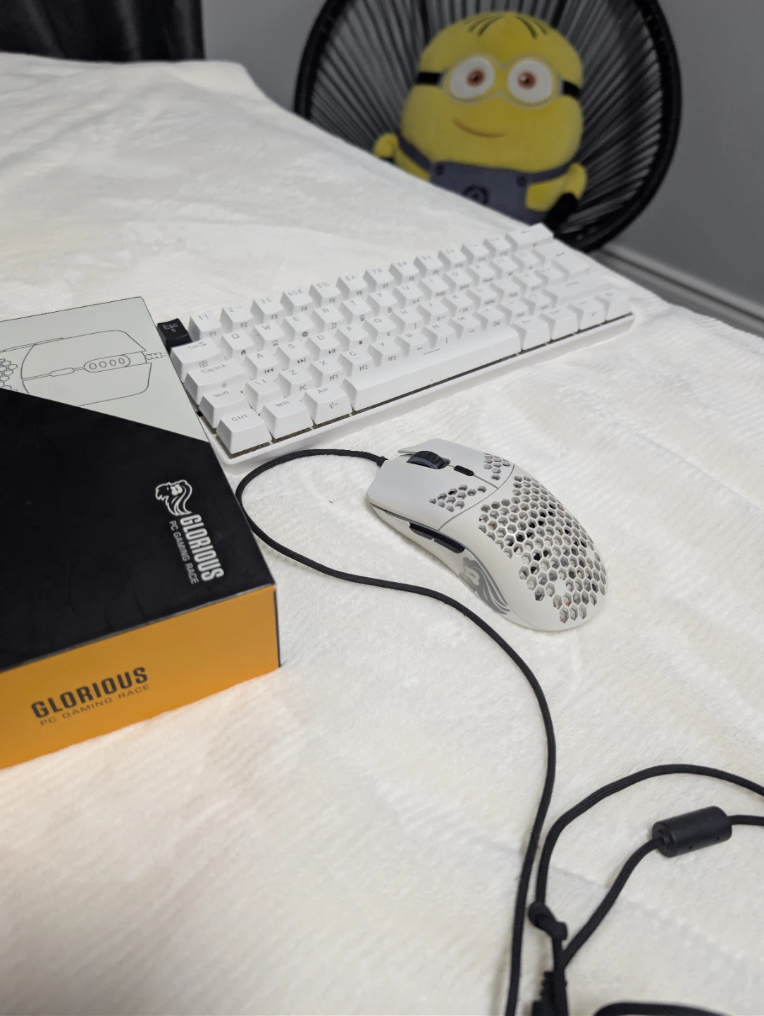 Glorious Model O- Gaming mouse and keyboard
