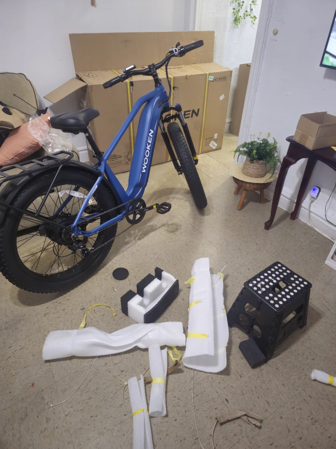 Wooken Blue Electric Fat Tire Bike - photo 4