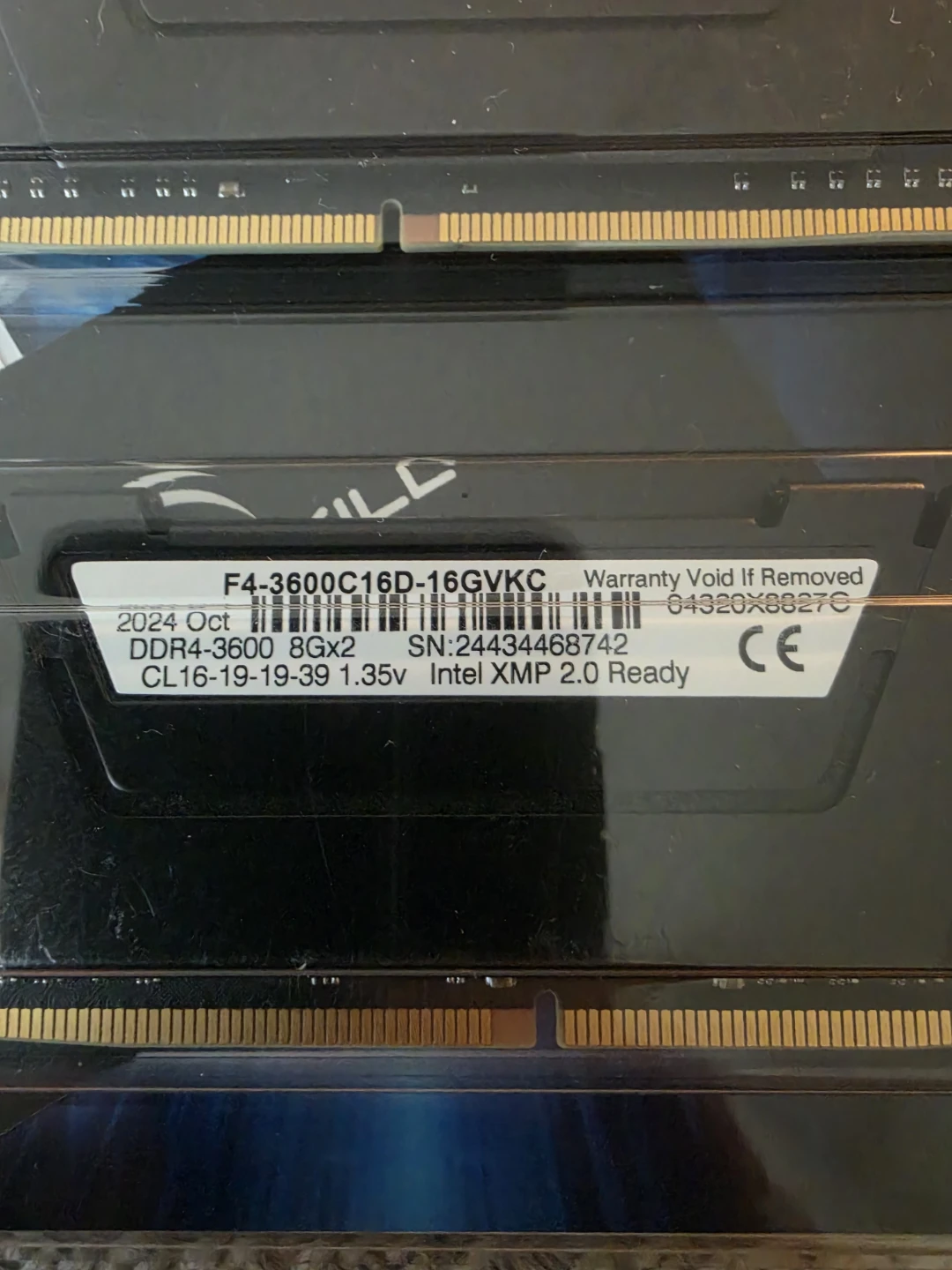 G.SKILL Ripjaws V 16GB (2x8GB) DDR4 3600MHz RAM - photo 3