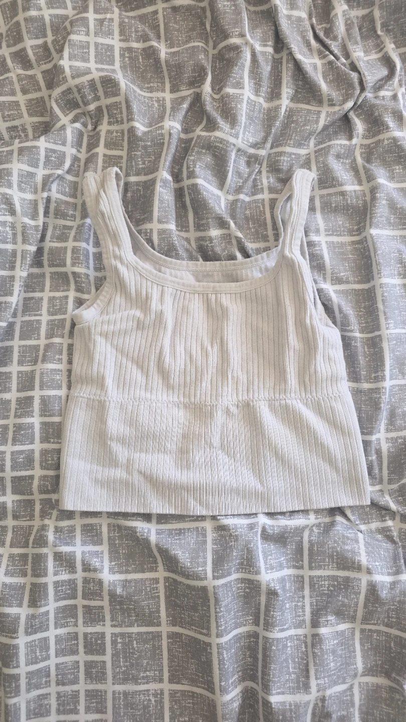 Ribbed Crop Tank Top
