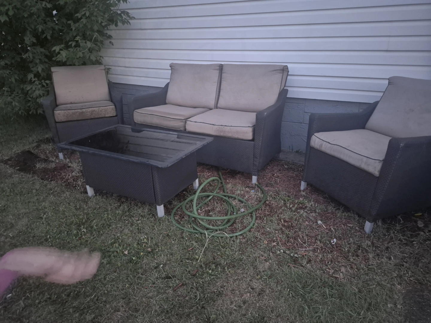 Wicker Patio Furniture Set - photo 2